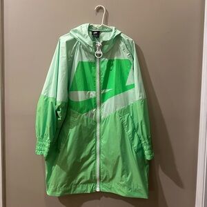 Nike Windrunner oversized neon green Jacket